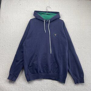 VTG Nautica Hoodie Sweatshirt Pullover Men's M Sailing Yatch Club Navy Blue